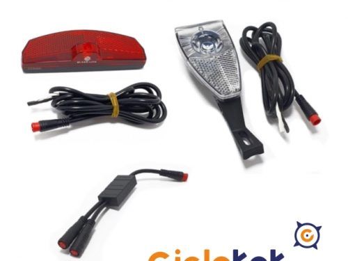 Pack de Luces delantero-trasero para e-bike Ciclotek