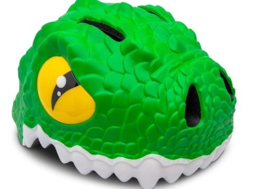 Casco de bicicleta Cocodrilo Verde Crazy Safety