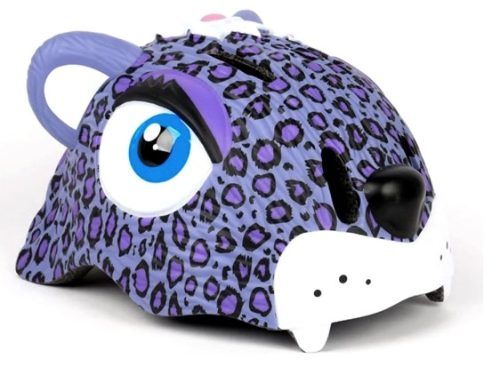 Casco de bicicleta Leopardo Morado Crazy Safety
