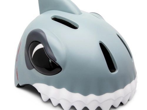 Casco de bicicleta Tiburón Gris Crazy Safety