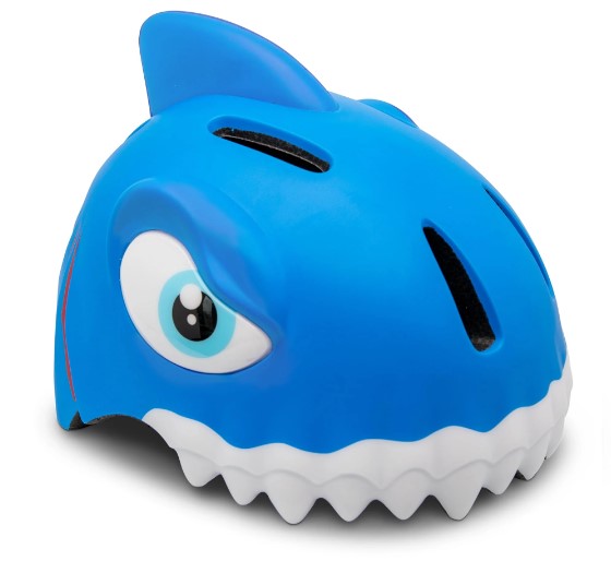 Casco Bicicleta Tiburón Azul Crazy Safety