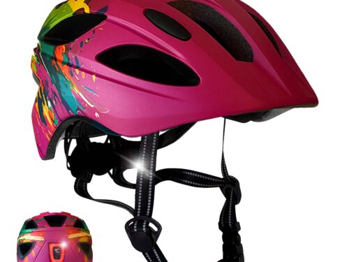 Casco De Bicicleta Cool Splash Rosa Crazy Safety