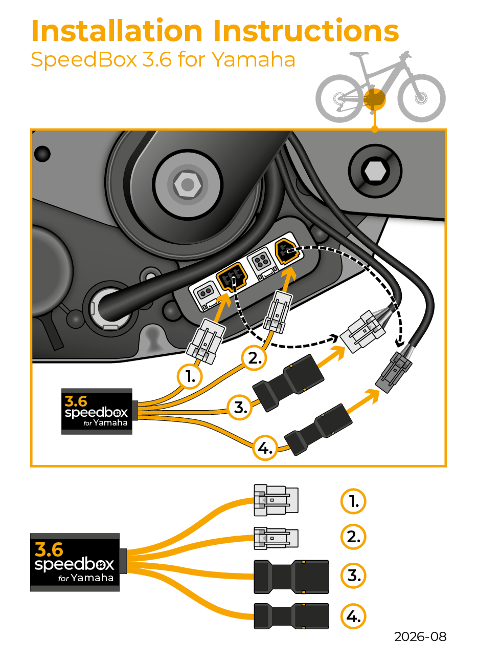 SpeedBox 3.6 para Yamaha (PW-X4) - Imagen 3
